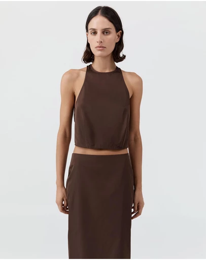 St. Agni - Paper Taffeta Cocoon Top