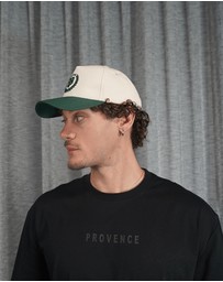 Provence - Contrast Crest Cap Off White/Green
