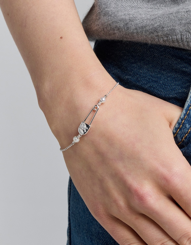 Karen Walker - Runaway Safety Pin Bracelet