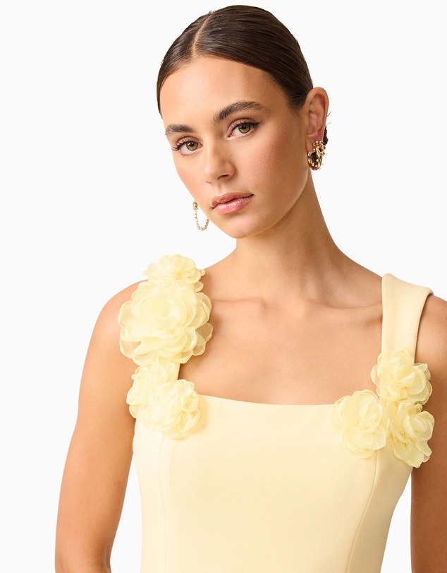 Elliatt - Trompe Dress in Yellow
