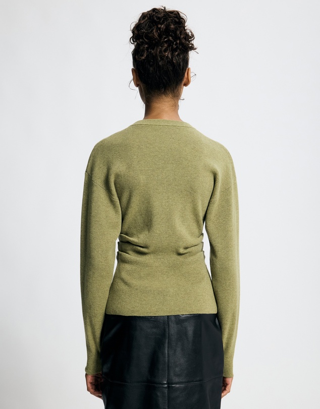 Lover - Dido Sculpted Wool Cardigan