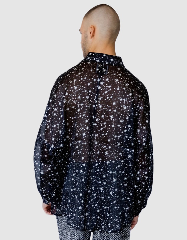 Justin Cassin - Starboy Star Sheer Shirt