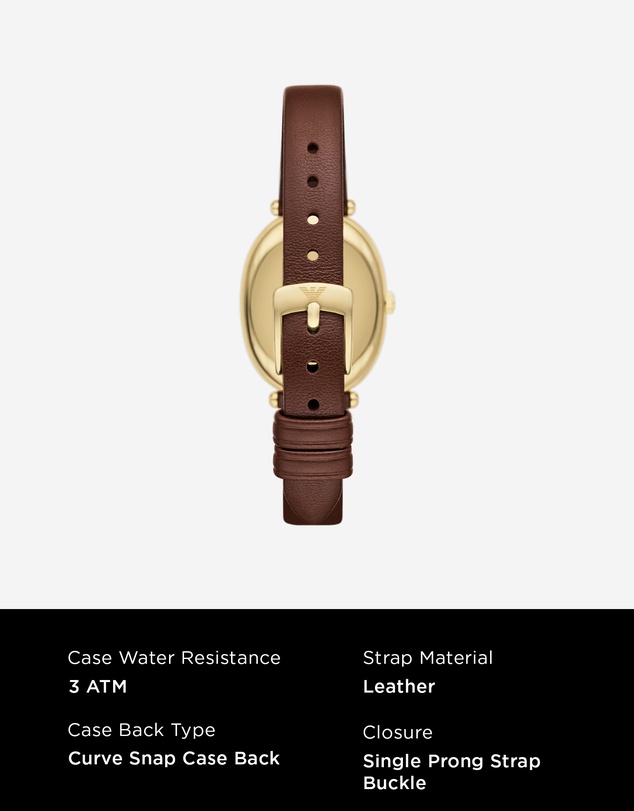 Emporio Armani - Brown Analogue Watch