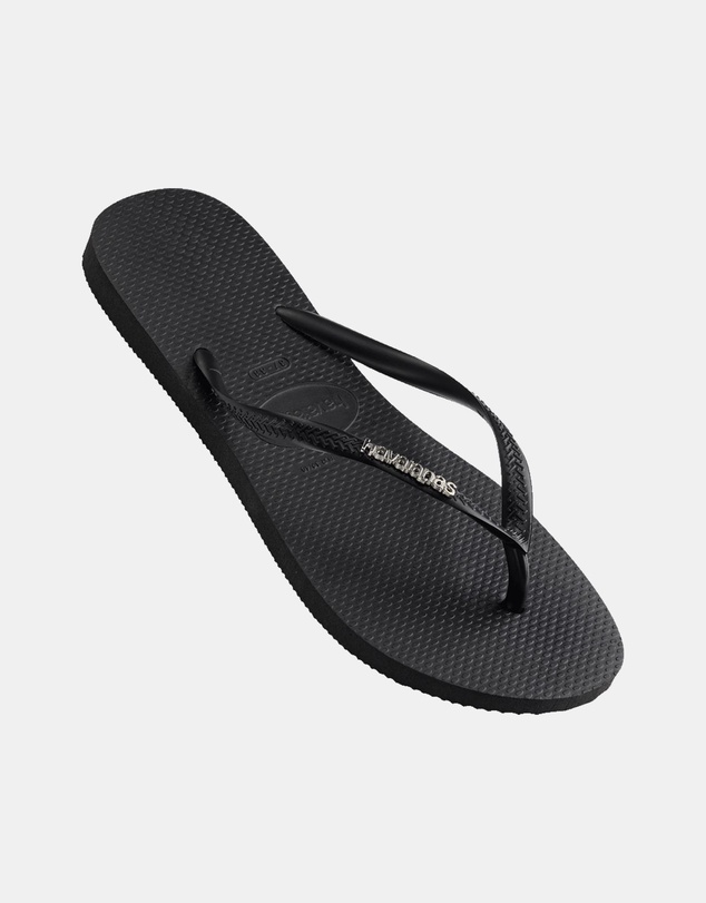 Havaianas - Slim Metal Logo Thongs - Women's