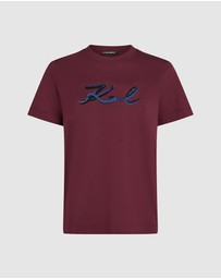Karl Lagerfeld - Signature Sequins T-Shirt