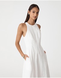 Forcast - Tory Linen Blend Panel Dress