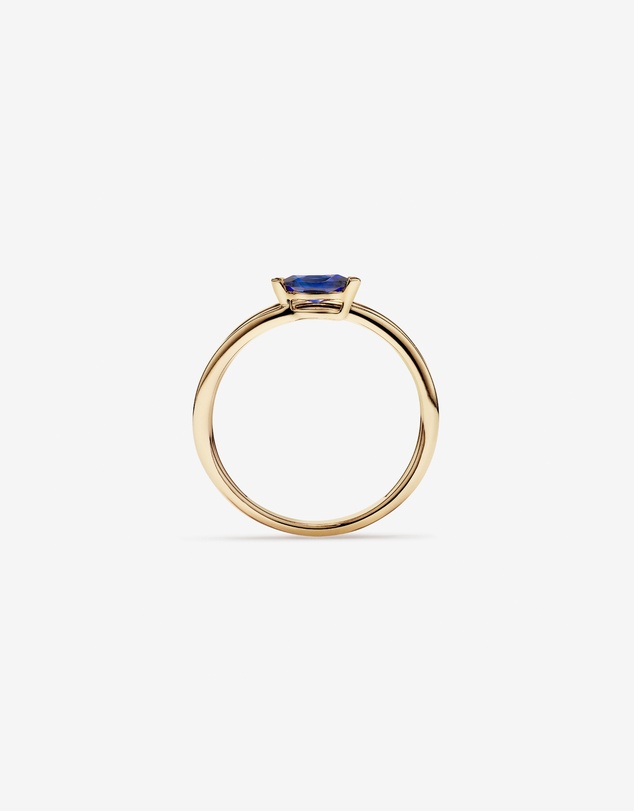 Michael Hill - East West Marquise-Cut Created Sapphire Wrap Ring in 10kt Yellow Gold