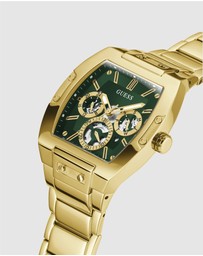GUESS - Guess Phoenix Gold Tone & Green