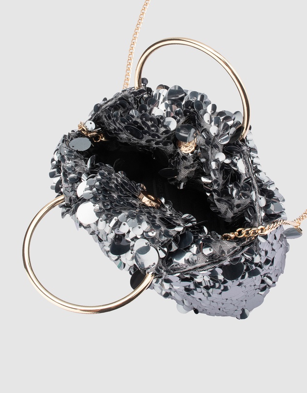 Olga Berg - Vera Sequin Top Handle