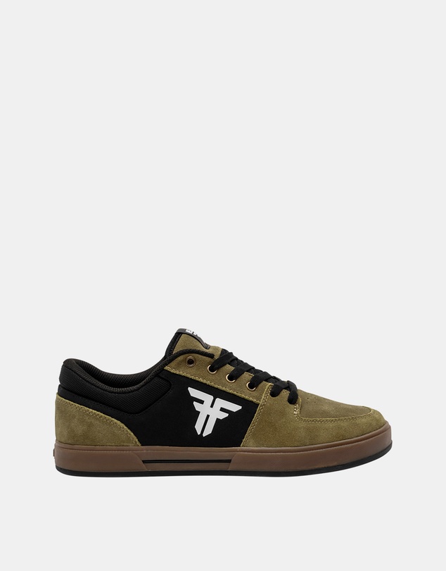 Fallen Footwear - Fallen Footwear Men Patriot Gum Skateboarding Shoess Olive/Black