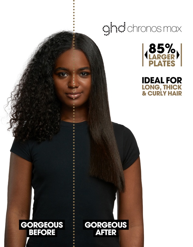 ghd - chronos max™ Wide Plate Hair Straightener in White