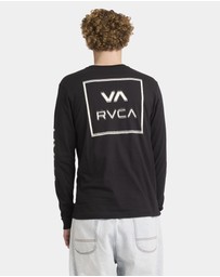 RVCA - Mens Big RVCA Glitch Long Sleeve T-Shirt
