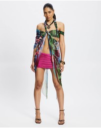 Jaded London - Asymmetric Longline Bra Top