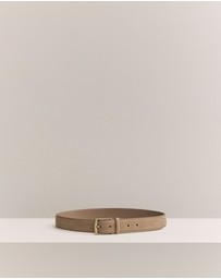 Trenery - Newell Slim Belt in Sand