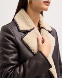 The Fated - Tyra Shearling Coat