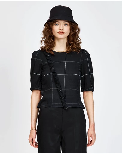 bul - Tannin Top Black Check