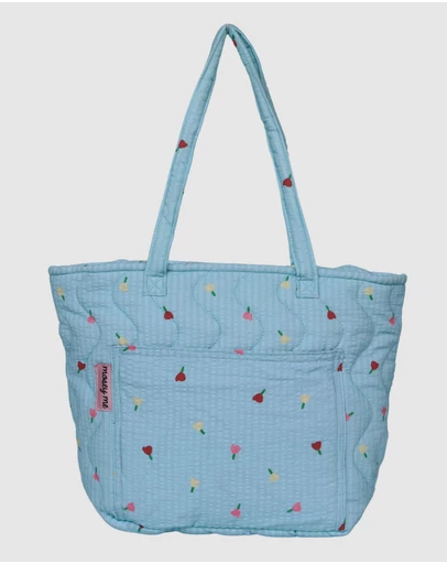 Mosey Me - Forget Me Not Quilted Bag in Sky