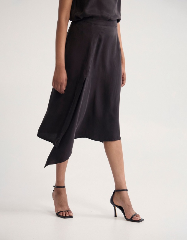 Oxford - Ronja Cupro Draped Skirt