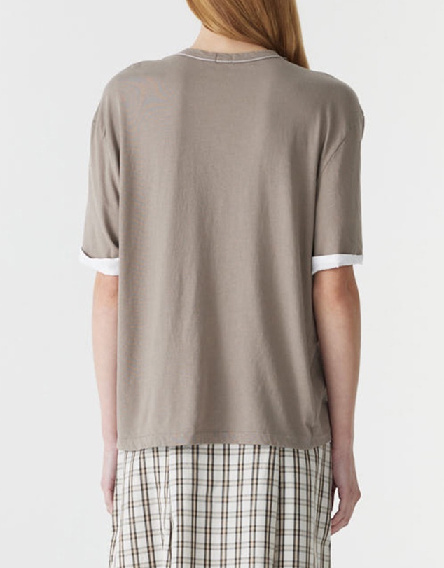 Bassike - Slouch Turnback T-Shirt