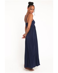 Petal & Pup - Polly Halterneck Maxi Dress - Navy