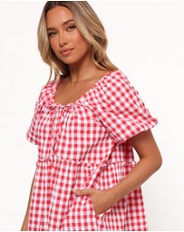 Petal & Pup - Dorothea Mini Dress - Red