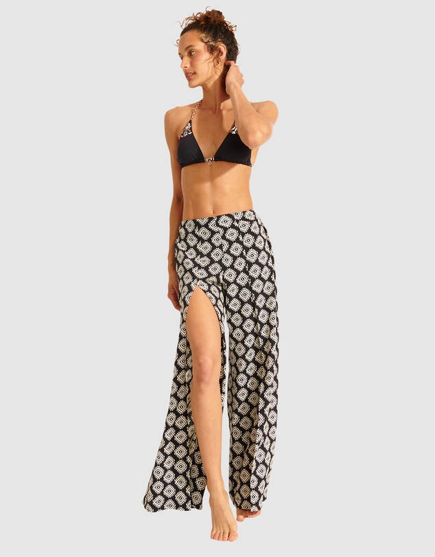 Banana Moon - Sarong Stefa Wide Leg Beach Pants with Slits