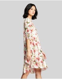 KAJA Clothing - Giana Dress-Pink Floral