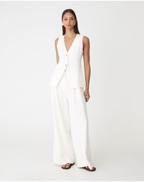 Forcast - Ami Wide Leg Linen Pants