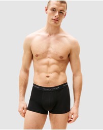 Tommy Hilfiger - 3-Pack Essential Logo Waistband Trunks