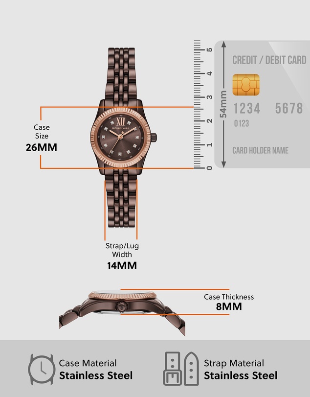 Michael Kors - Lexington Brown Analogue Watch