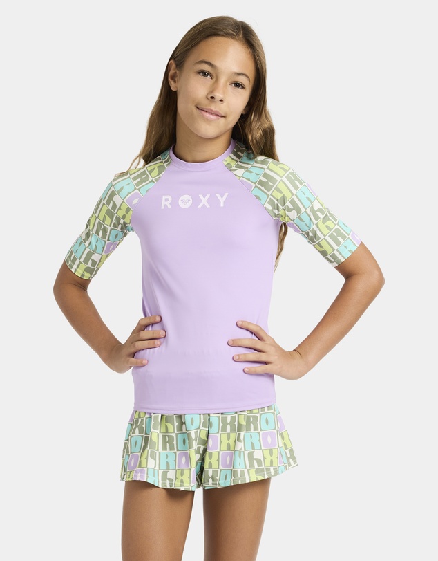 Roxy - Girls 4 to 16 Roxy Active RG Lycra Rash Vest