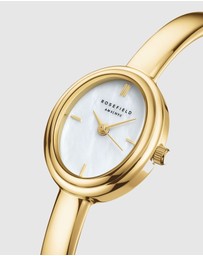 Rosefield - Rosefield Studio Edition 6 Bangle Watch Oval Gold Small 56 mm