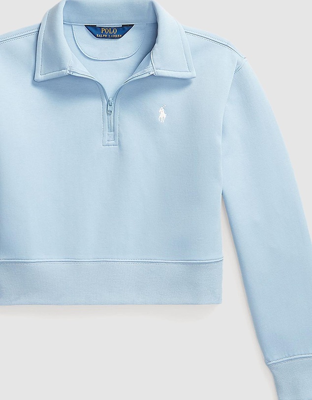 Polo Ralph Lauren - Double-Knit Collared Boxy Sweatshirt - Kids