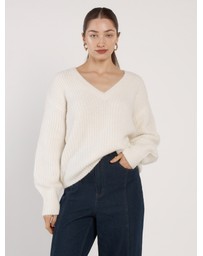 Fate + Becker - Remy V-Neck Jumper
