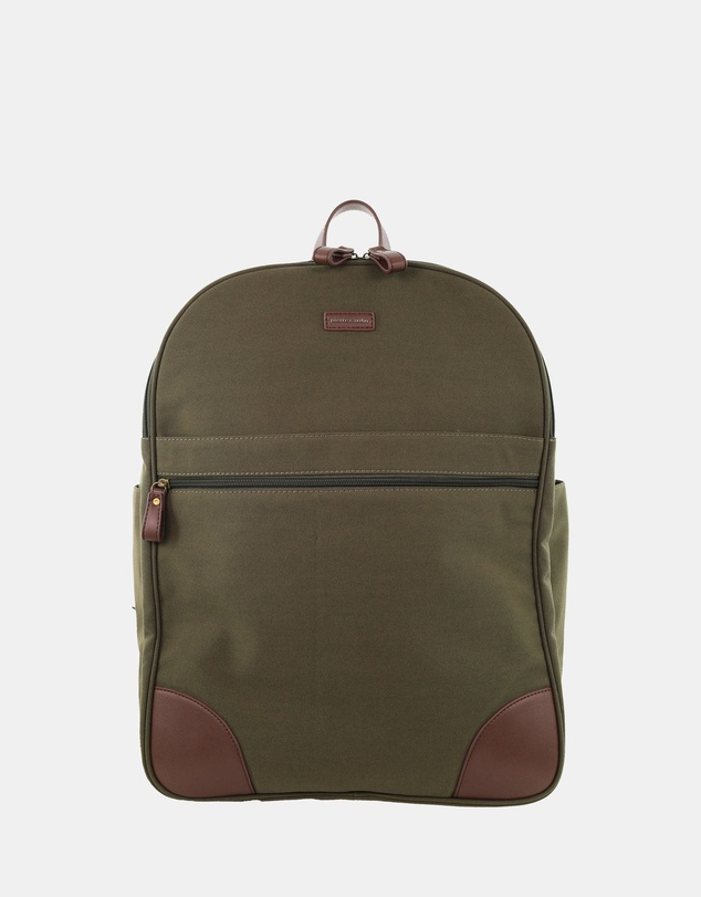 Pierre Cardin - Pierre Cardin Men's Nomad Canvas Backpack