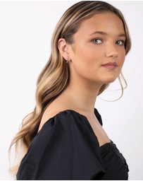 Lovisa - Gold Plated Sterling Silver Heart Locket Earring
