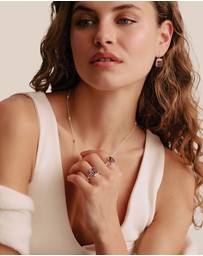 THOMAS SABO - THOMAS SABO Ring with Red Teardrop Zirconia Stone Silver