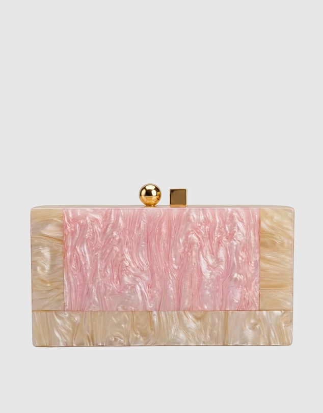 Izoa - Brooke Marble Clutch