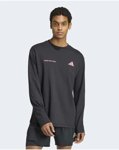 adidas Performance - adi365 Running Community Culture Long Sleeve Shirt Mens