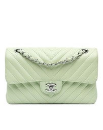Pre-Loved by Azura Reborn - Pre-Loved Small Classic Chevron Lambskin Double Flap
