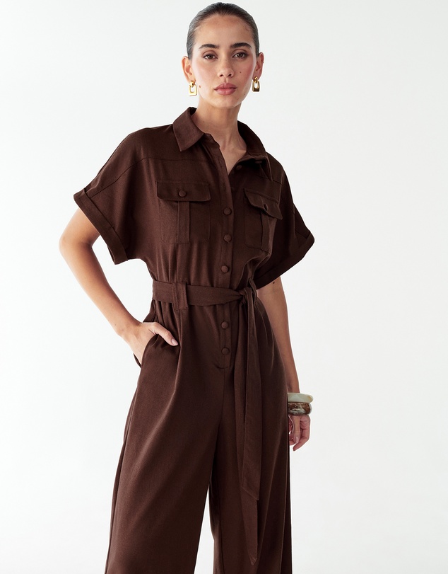 BWLDR - Ara Linen Jumpsuit