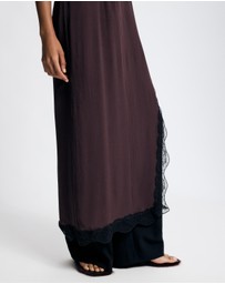 Lover - Anya Lace Trim Sheer Tunic