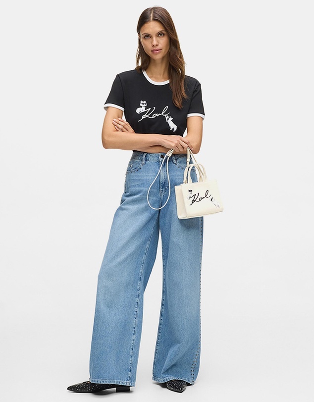 Karl Lagerfeld - Ikon Signature Mini Square Tote Bag