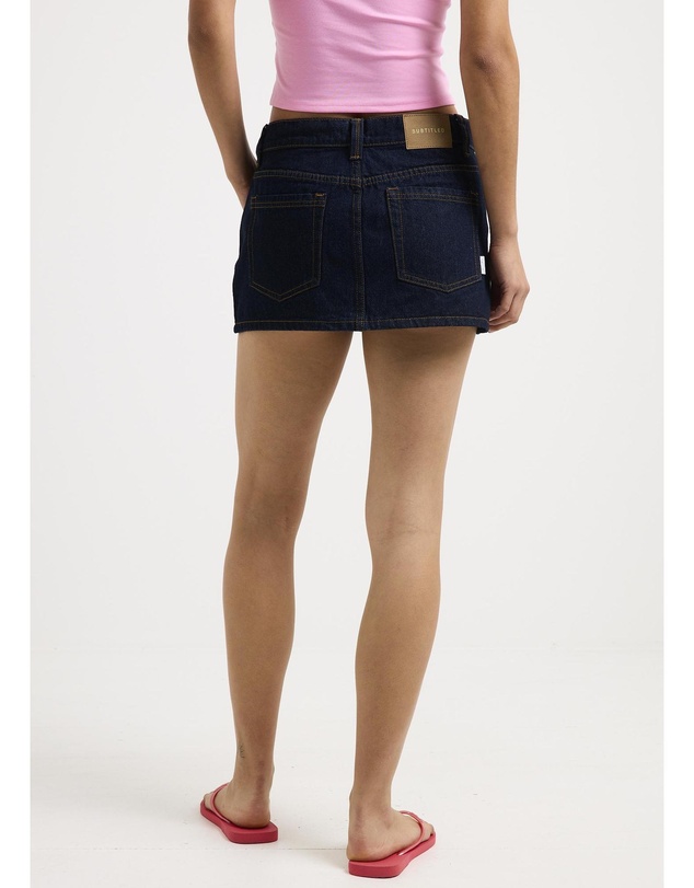 Subtitled - Tide Low Rise Mini Skirt