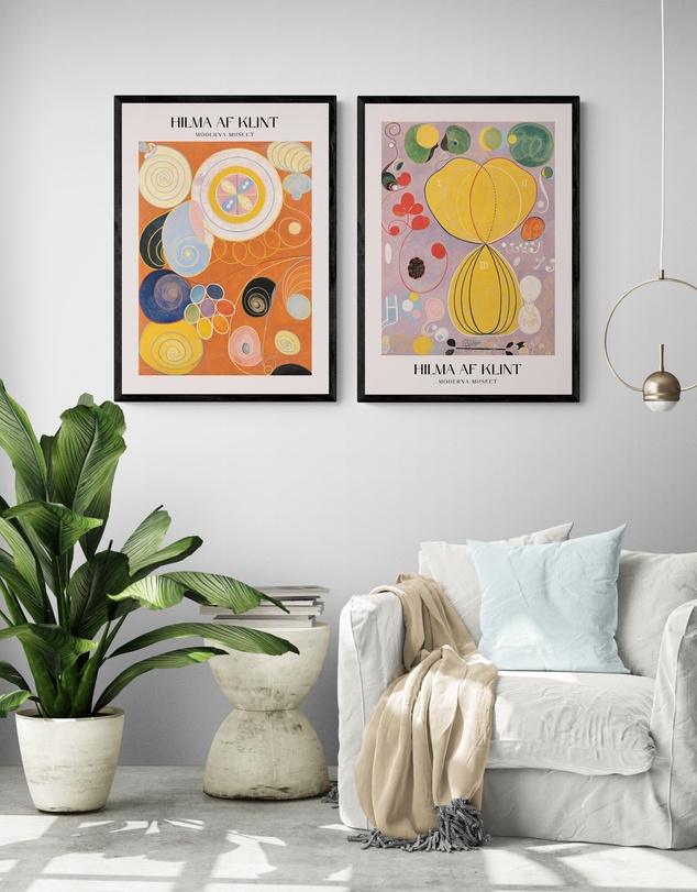 Inka Arthouse - Hilma af Klint Set of 2 Art Prints