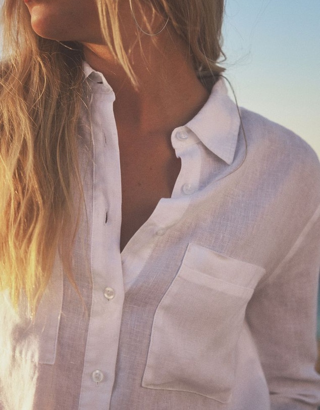 NEXT - 100% Linen Long Sleeve Shirt