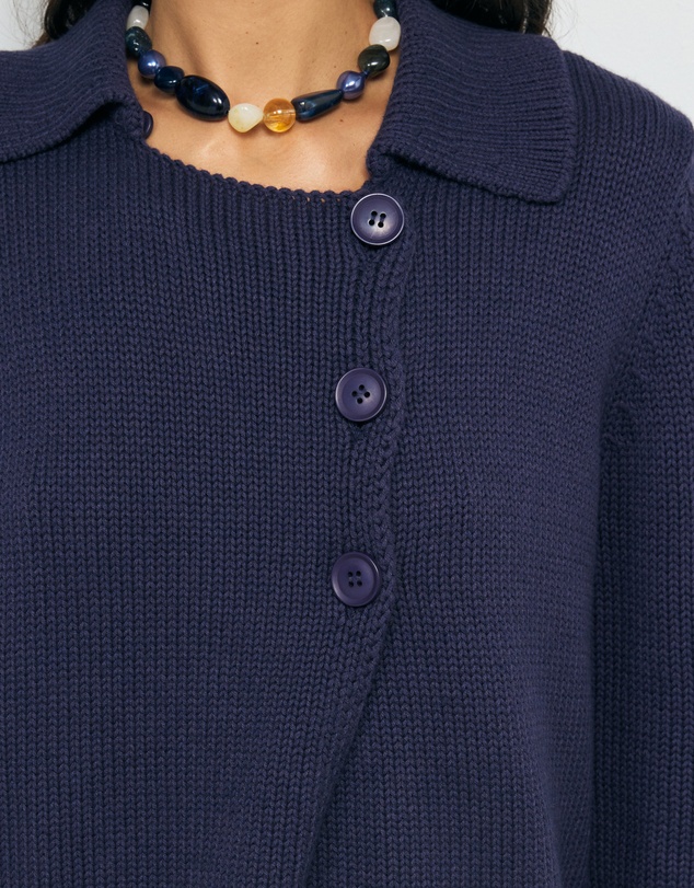 AERE - Miya Cotton Wool Cardigan