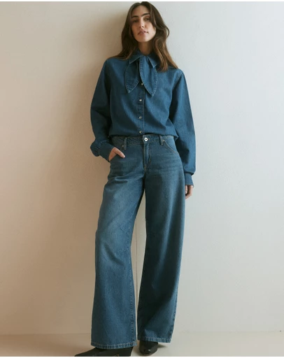 Outland Denim - Melrose Mid Baggy Jean