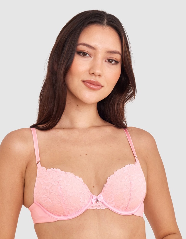 Bras N Things - Bethany Essentials Contour Plunge Bra - Light Pink