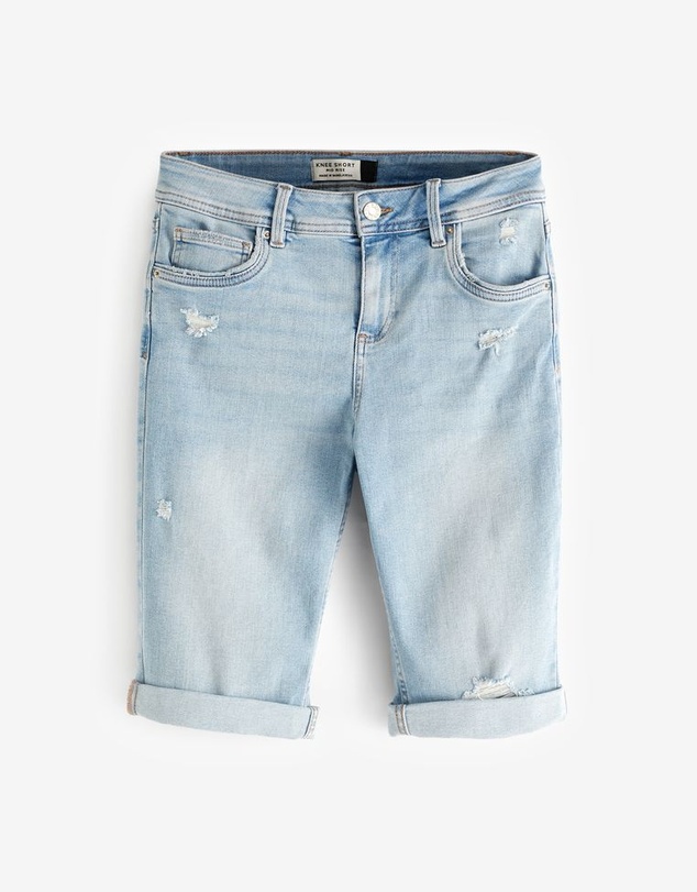 NEXT - Denim Knee Shorts